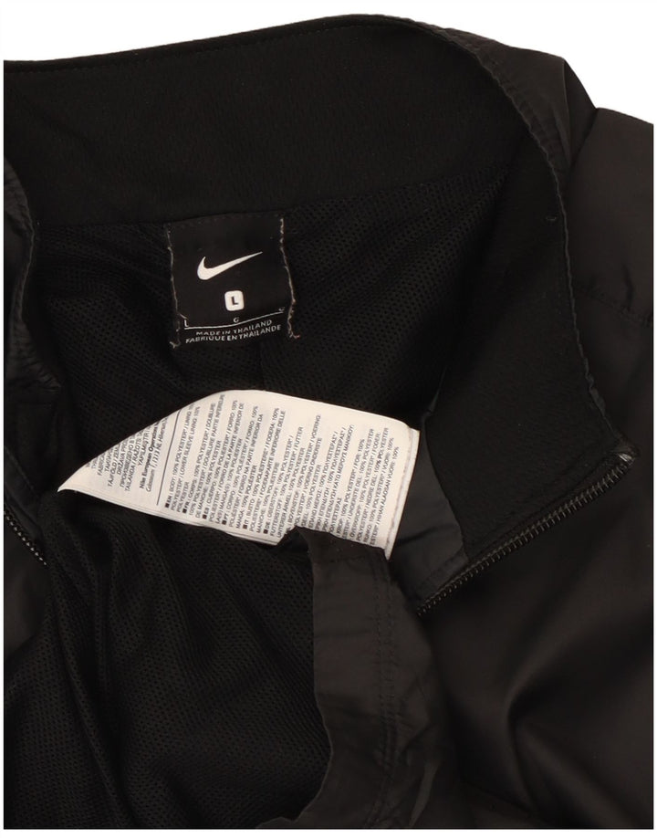 Nike træningsdragt til mænd, topjakke, stor sort polyester