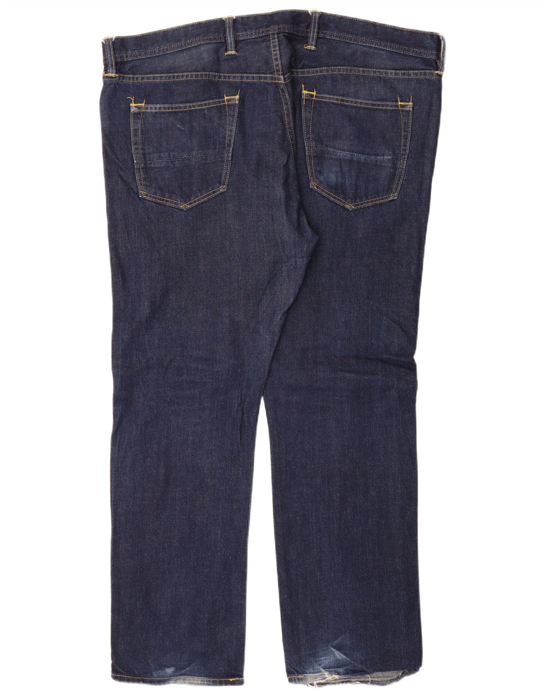 Marks & Spencer Straight Jeans til mænd W42 L31 Marineblå bomuld
