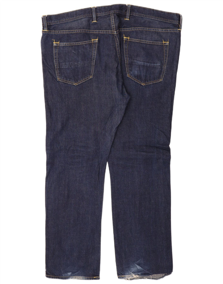 Marks & Spencer Straight Jeans til mænd W42 L31 Marineblå bomuld