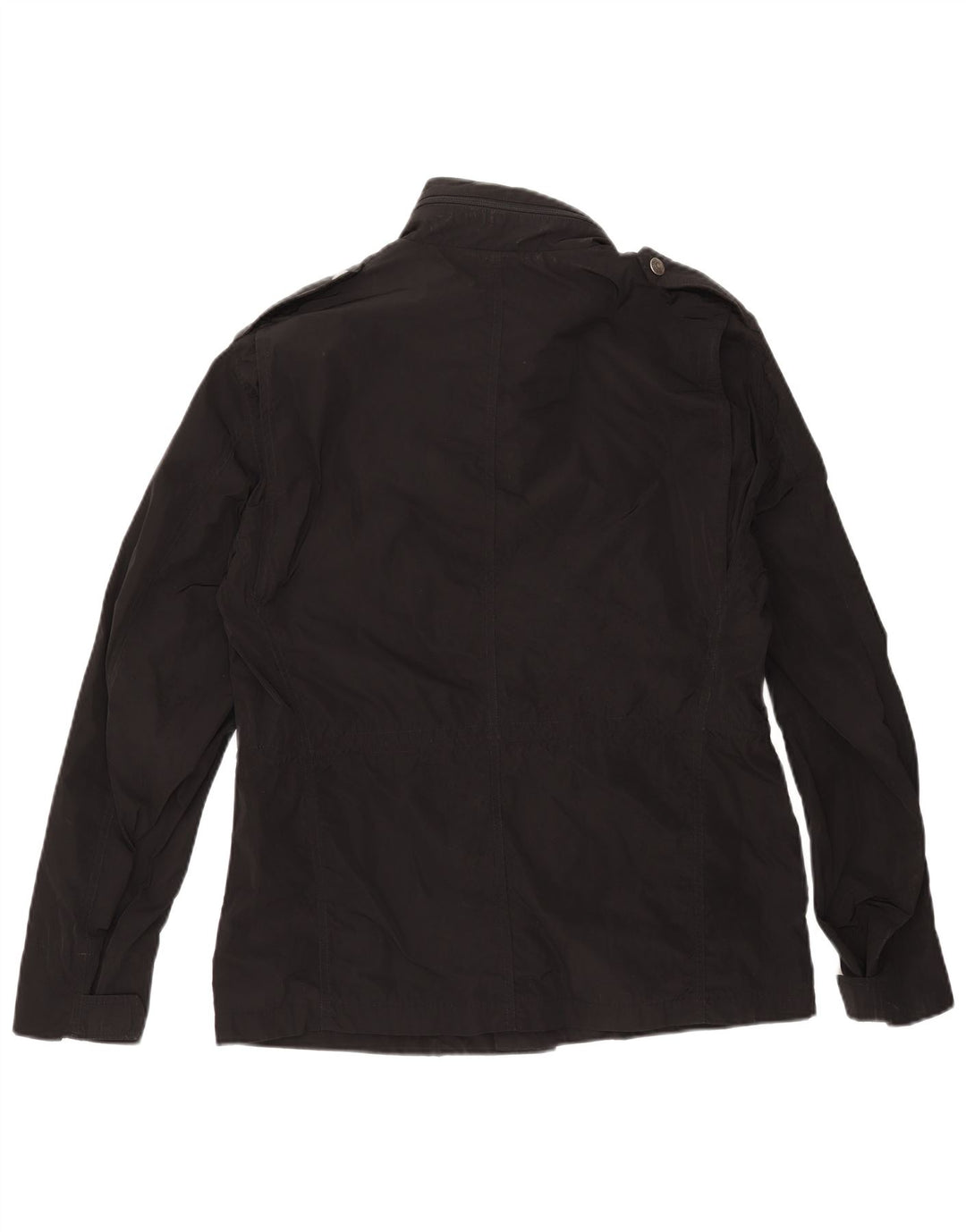 Calvin Klein Jeans Herre Military Jacket UK 40 Large Black Polyester
