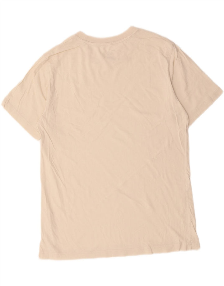Puma Herre T-shirt Top Medium Off White Bomuld