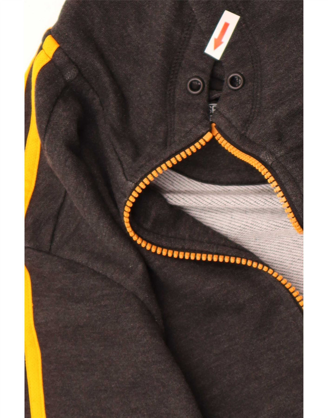 Adidas Herre Climalite Hættetrøje Sweater med lynlås, lille grå polyester