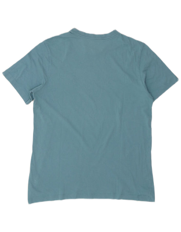 Nike T-shirt top til mænd, stor blå bomuld