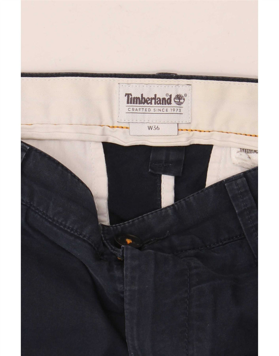 Timberland Herre Chino Shorts W36 Large Navy Blue