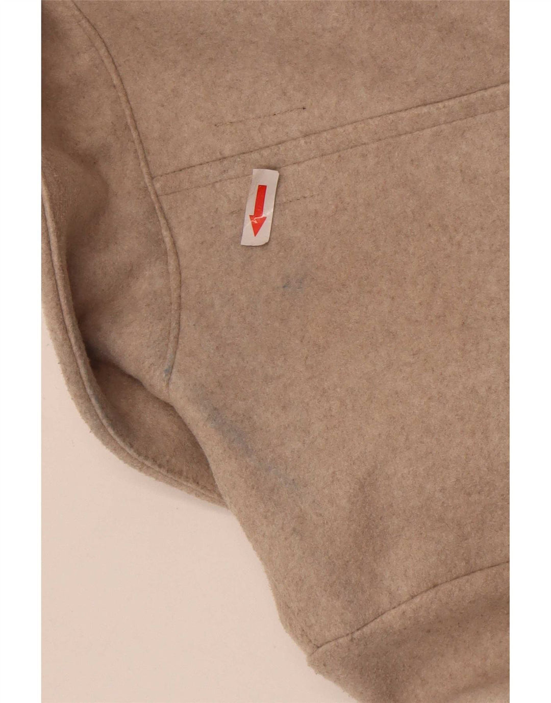 Zara Dame Overfrakke UK 12 Medium Beige Polyester