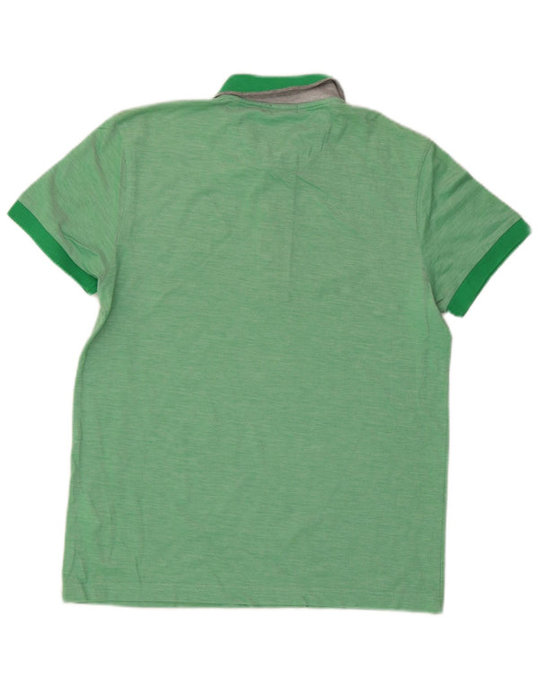 Hugo Boss Herre Slim Fit Polo Shirt Medium Green Flecked Bomuld