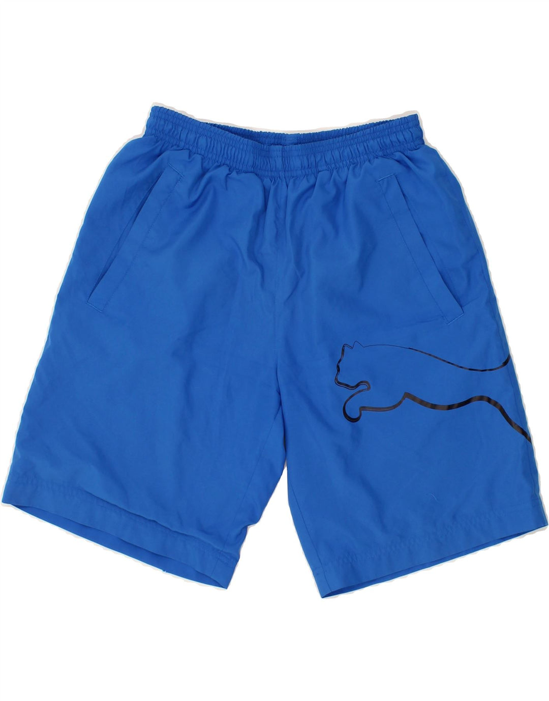 PUMA Mens Graphic Sport Shorts Small Blue Vintage Puma and Second-Hand Puma from Messina Hembry 