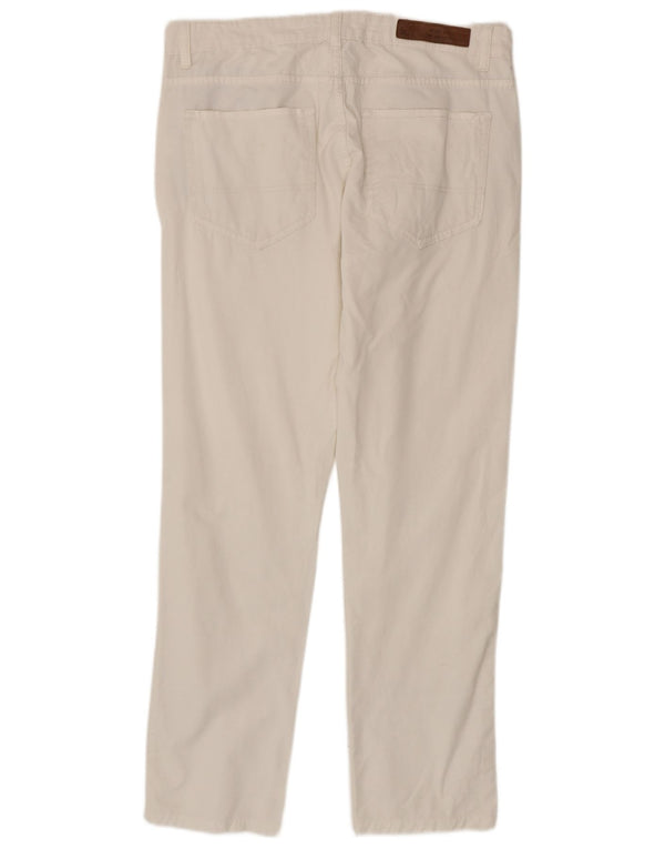Zara Herre Slim Casual Bukser EU 42 Large W32 L32 Hvid