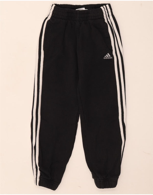 Adidas Drenge Træningsdragt Bukser Joggers 7-8 år Sort Bomuld