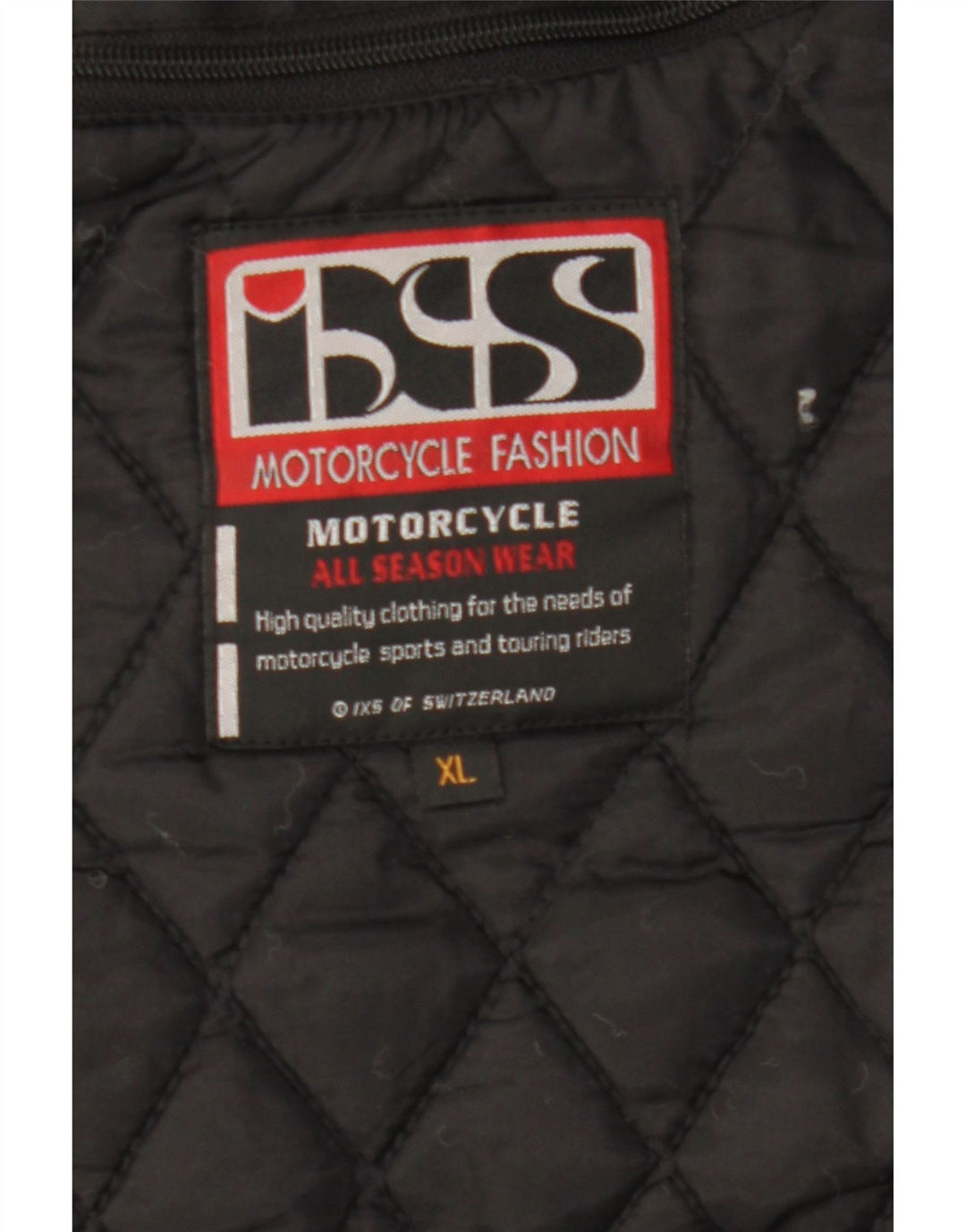 IXS Racerjakke til mænd UK 42 XL Sort polyamid