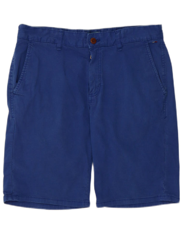 Tommy Hilfiger Mens Chino Shorts W31 Medium Blue Cotton