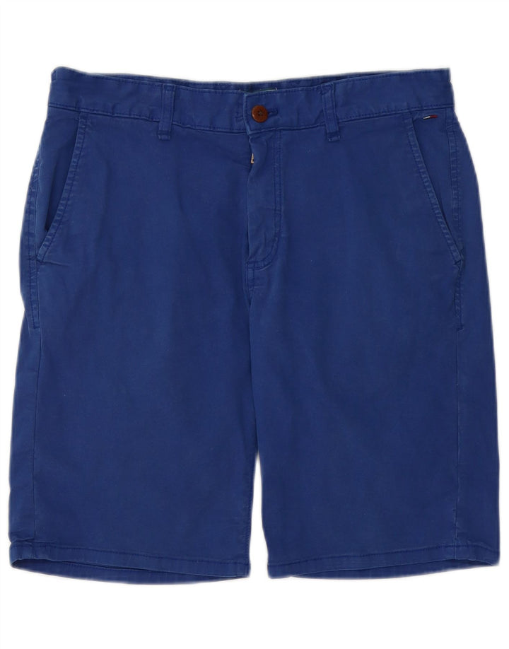 Tommy Hilfiger Herre Chino Shorts W31 Medium Blue Bomuld