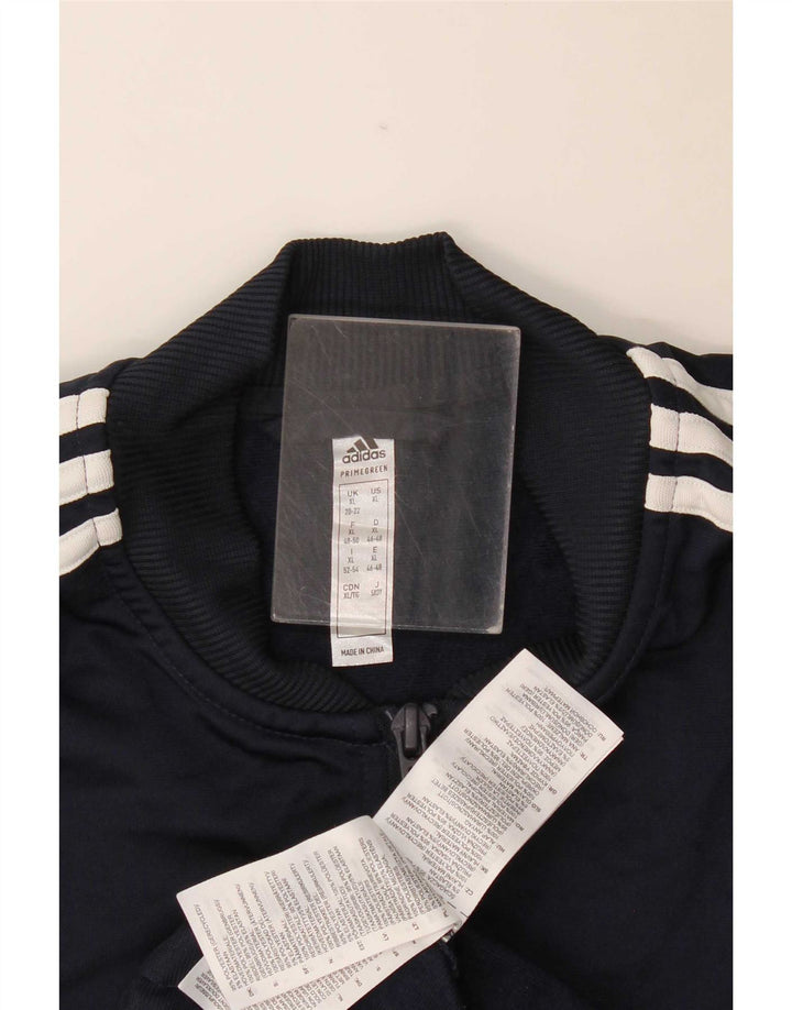 Adidas træningsdragt topjakke til kvinder UK 20/22 XL marineblå polyester