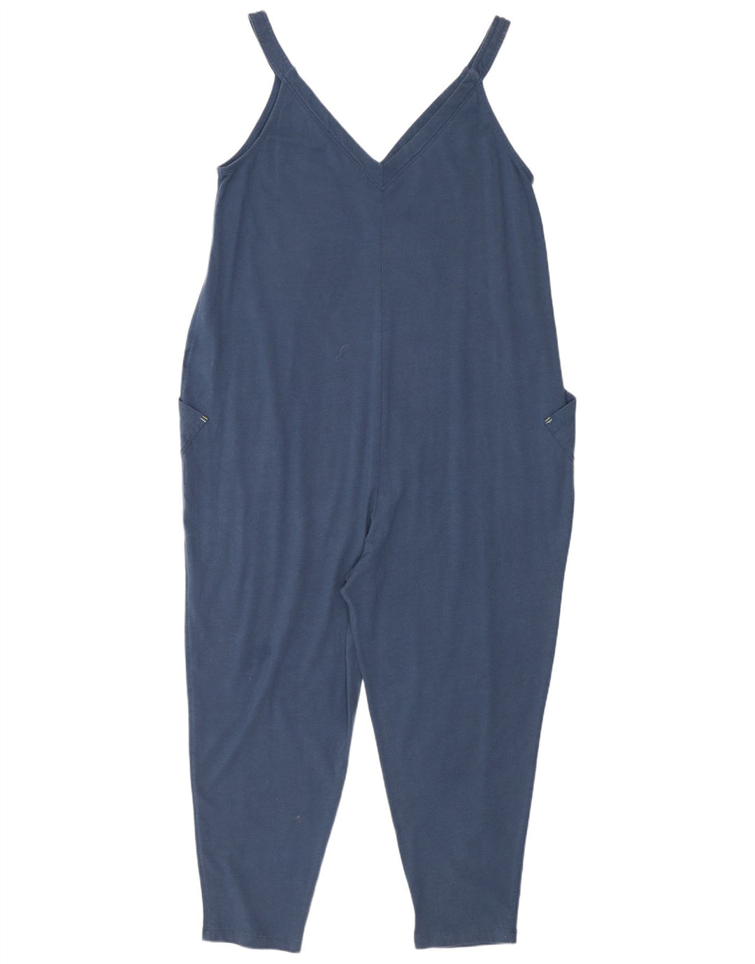 White Stuff Dame Jumpsuit UK 10 Small Blue Cotton
