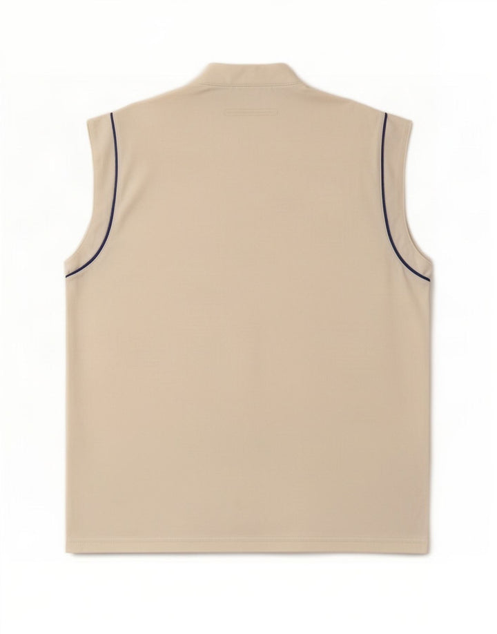 Sergio Tacchini Dame Vest Top UK 14 Stor Hvid med lynlås