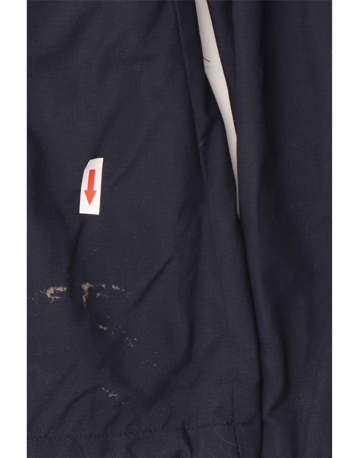 Superdry Regnjakke til kvinder UK 14 Medium Navy Blue Nylon