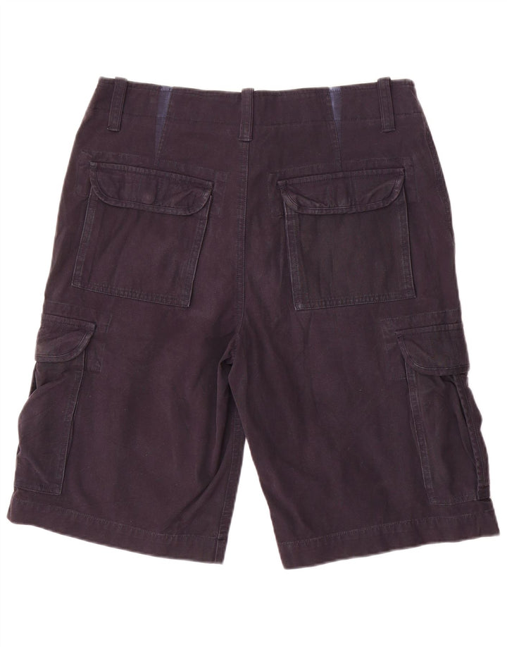 TOMMY HILFIGER Herre Cargo Shorts W32 Mellem marineblå bomuld