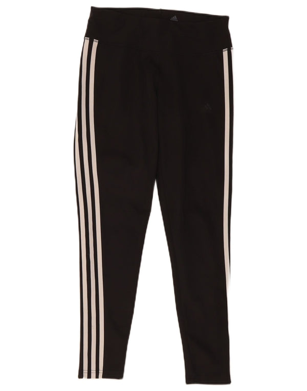 Adidas Womens Climalite Leggings UK 8/10 Small Black Polyester