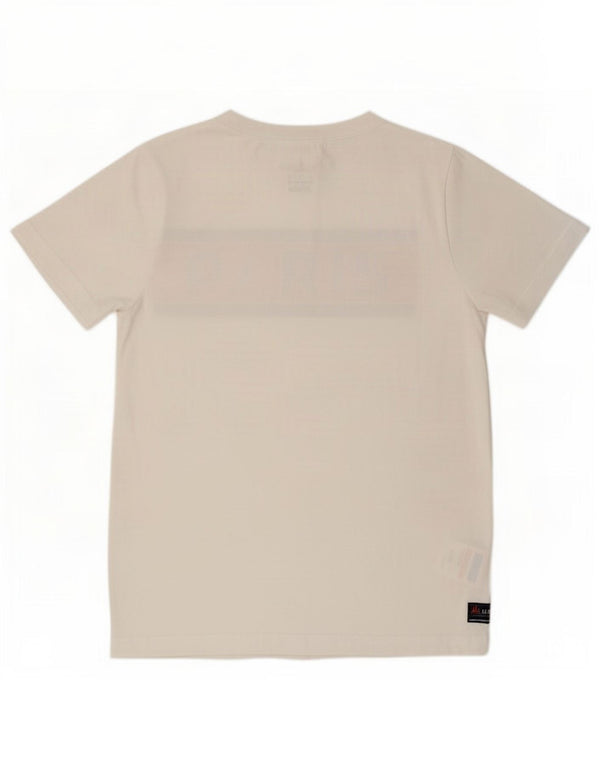 Jordan Boys Grafisk T-Shirt Top 10-11 år Medium Hvid