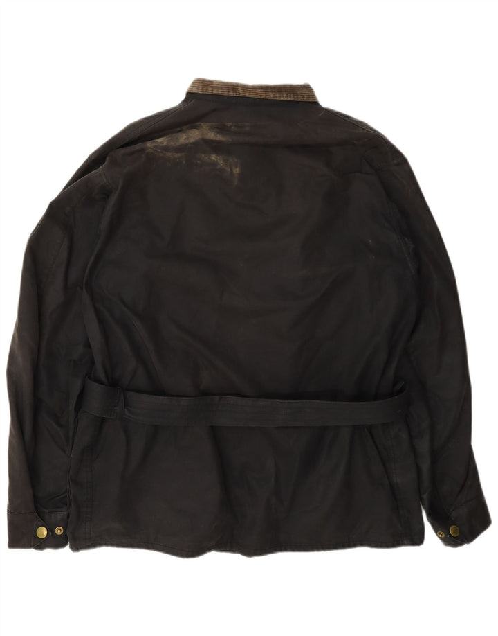 Barbour Herre vokset bomuldsjakke UK 44 Stor Brun