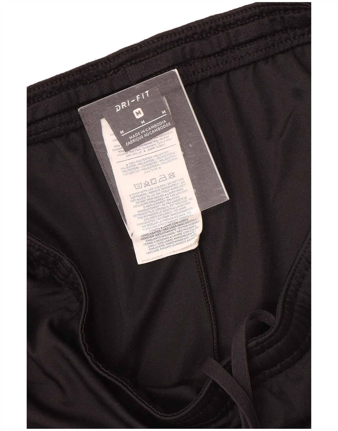 Nike Herre Dri Fit Sportshorts Medium Sort Colourblock Polyester