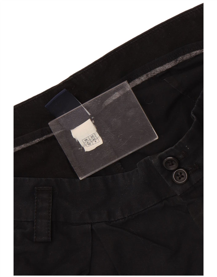 Gap Dame Chino Shorts UK 12 Medium W32 Sort Bomuld