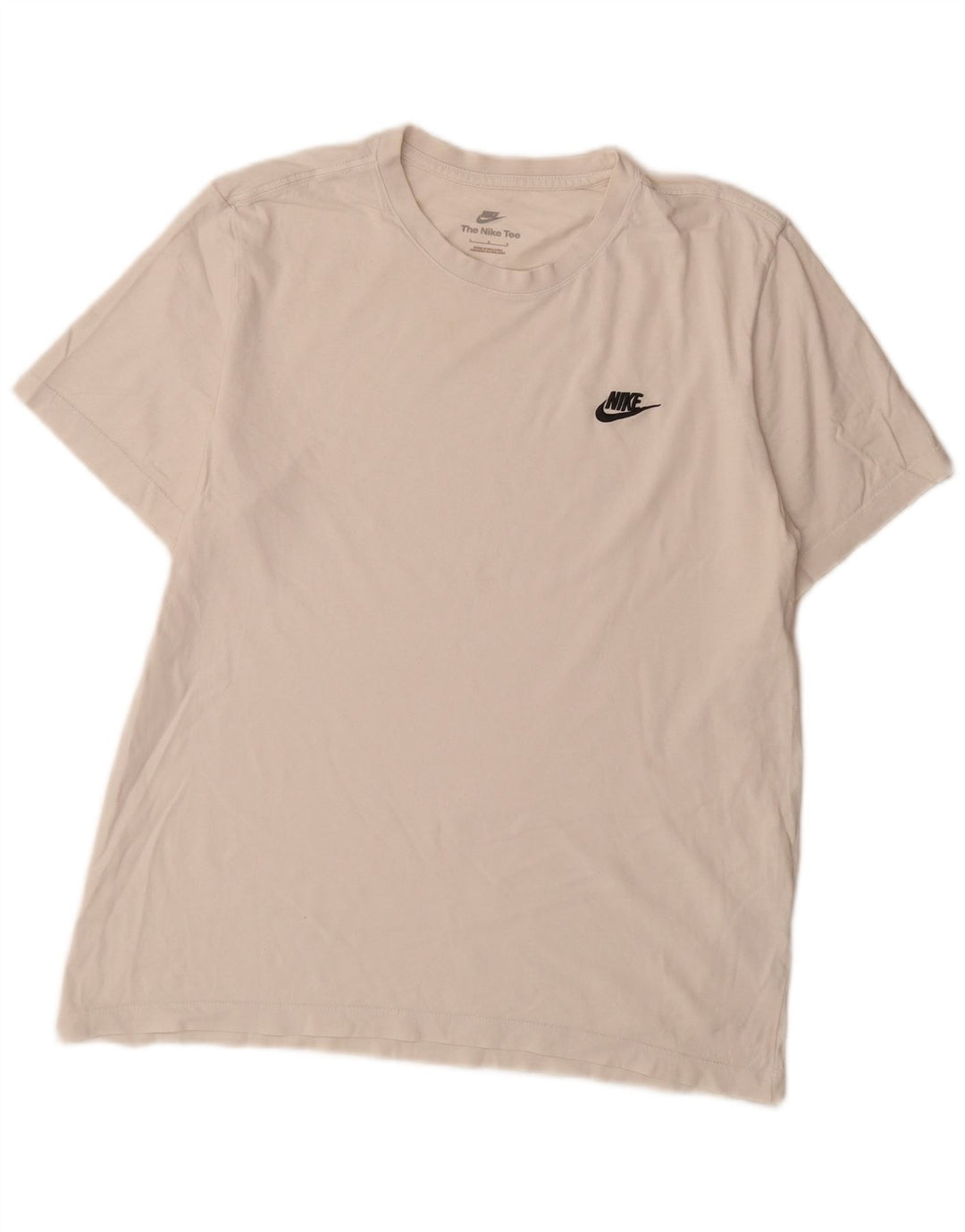 Nike T-shirt top til mænd, stor hvid bomuld