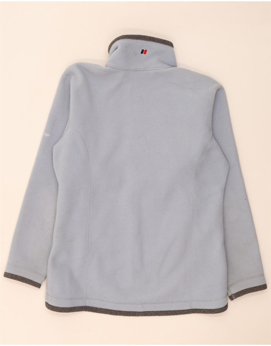 Berghaus Dame Oversized Fleecejakke UK 10 Small Blue Colourblock