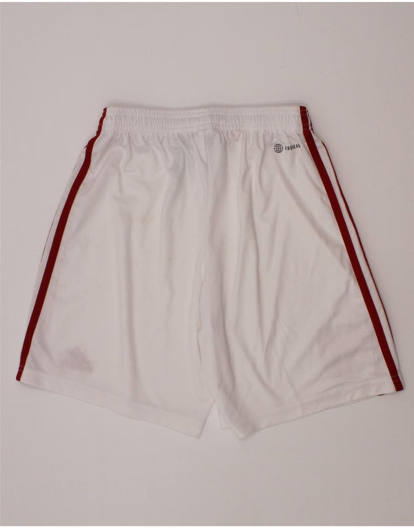 Adidas Boys Aeroready Sports Shorts 11-12 År Hvid Polyester