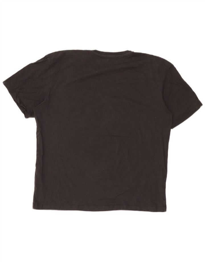 JACK & JONES Herre grafisk T-shirt Top Stor sort bomuld