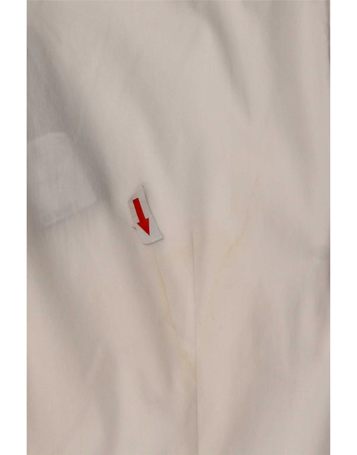 Trussardi herreskjorte str. 40 Medium hvid stribet bomuld