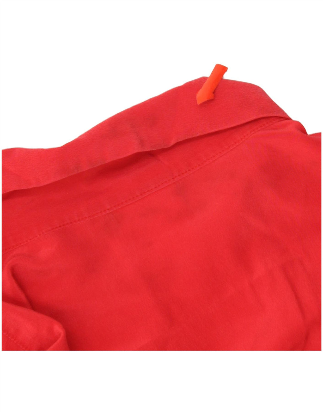 Andrea Mare Dame Skjorte Bluse UK 16 Large Red Silk