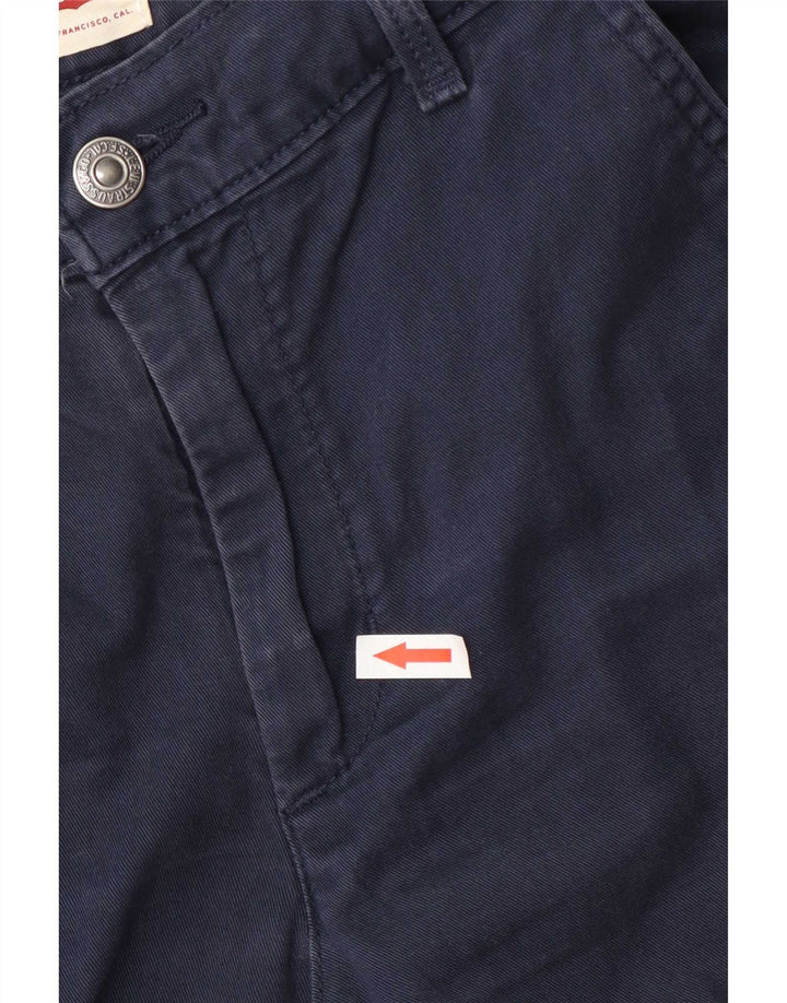 Levi's Slim Chino-bukser til kvinder W26 L27 Marineblå bomuld