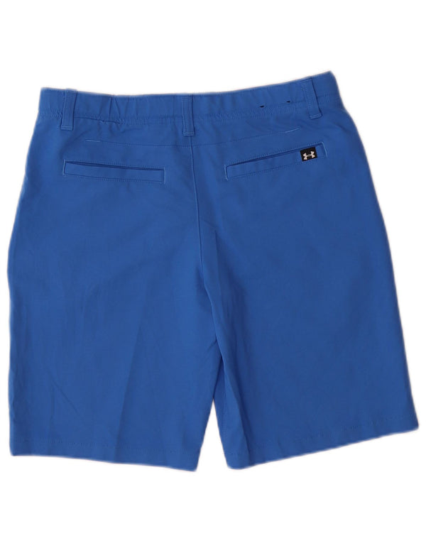 Under Armour Boys Chino Shorts 11-12 år Large W28 Blue Polyester