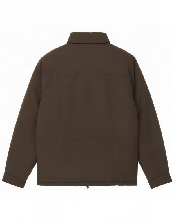 North Sails Herre hættepolstret jakke UK 36 Small Khaki Polyester