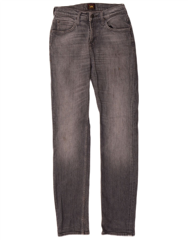 Lee Dame Rider Slim Jeans W28 L32 Grå Bomuld