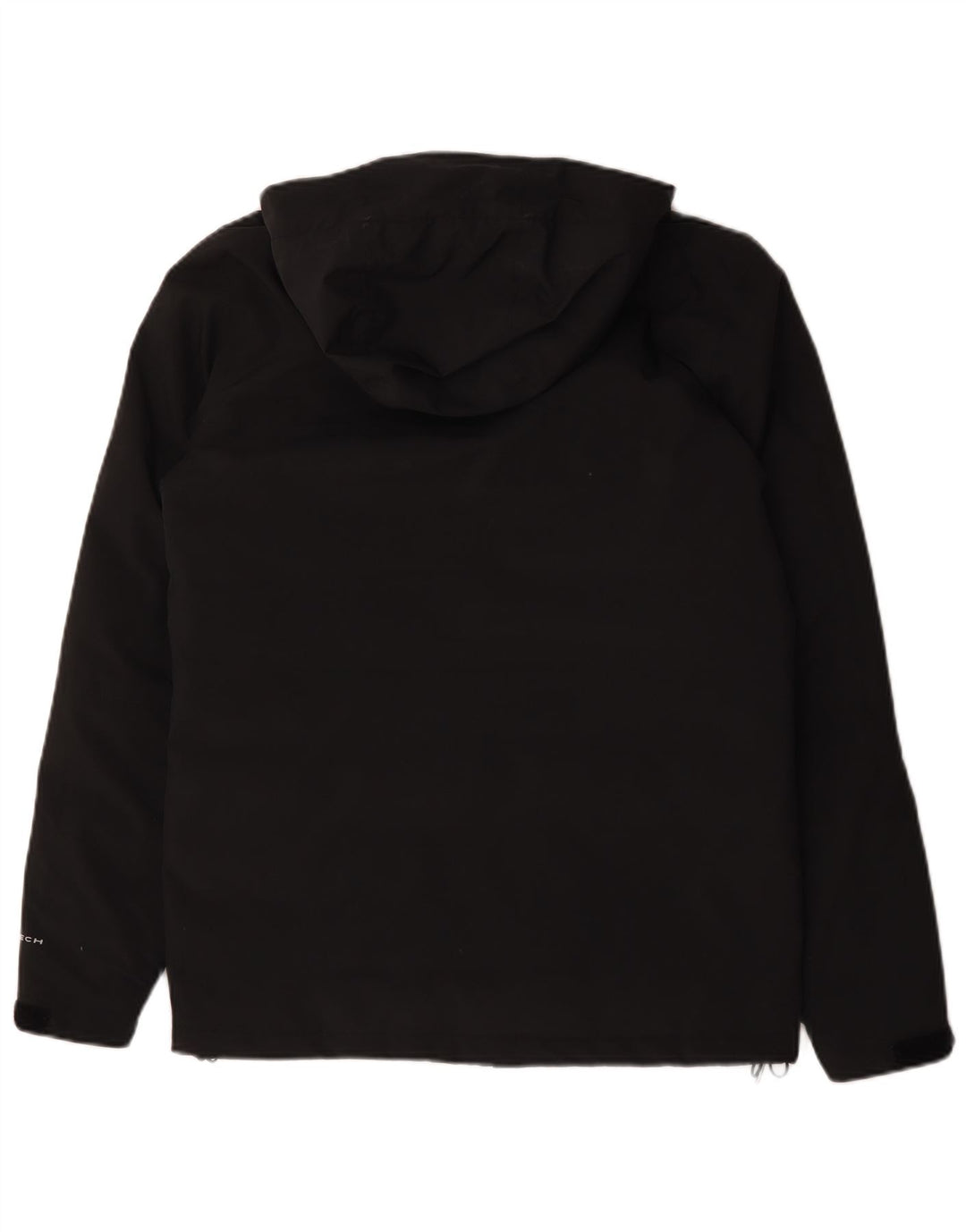 Columbia Herre Hooded Windbreaker Jacket UK 36 Small Black Polyester