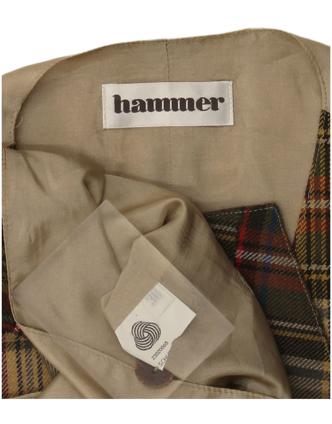 Hammer damevest EU 38 Medium flerfarvet ternet