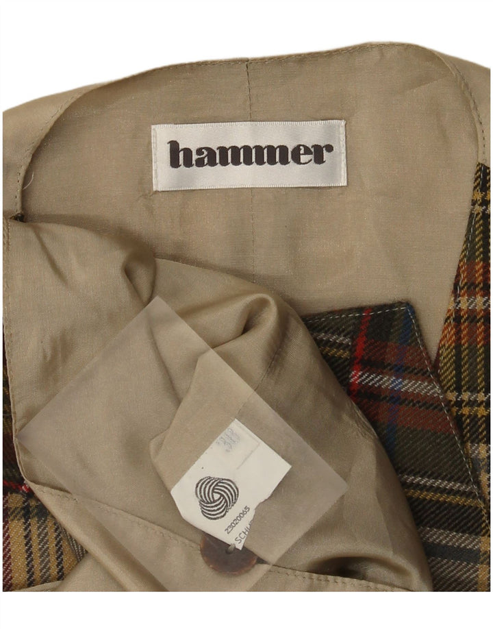 Hammer damevest EU 38 Medium flerfarvet ternet