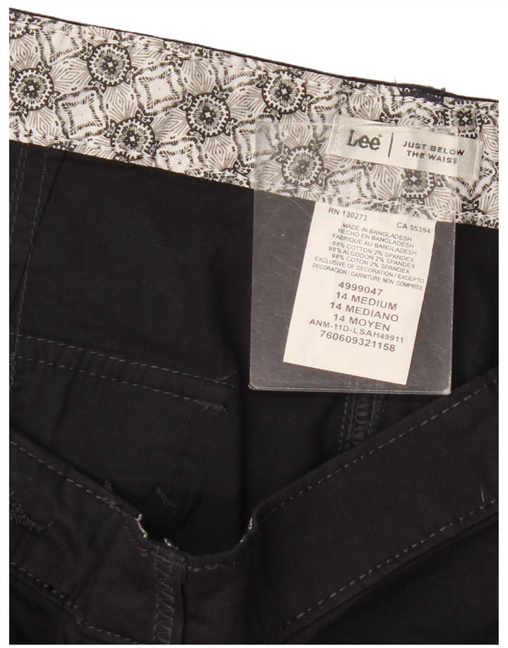 LEE Dame Cargo Bermuda Shorts US 14 XL W34 Marineblå Bomuld