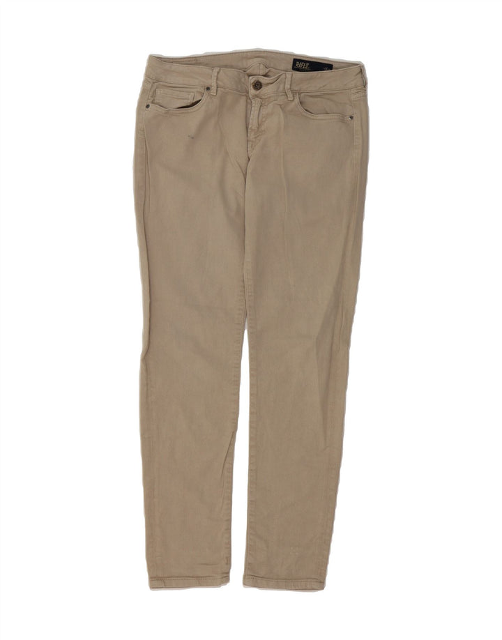 RIFLE Womens Slim Jeans W30 L29  Beige Cotton Vintage Rifle and Second-Hand Rifle from Messina Hembry 