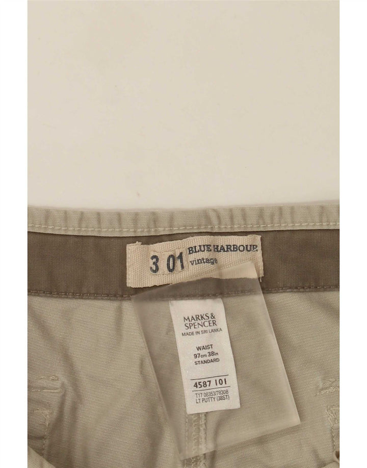 Marks & Spencer Herre Blue Harbor Cargo Shorts W38 XL Grøn