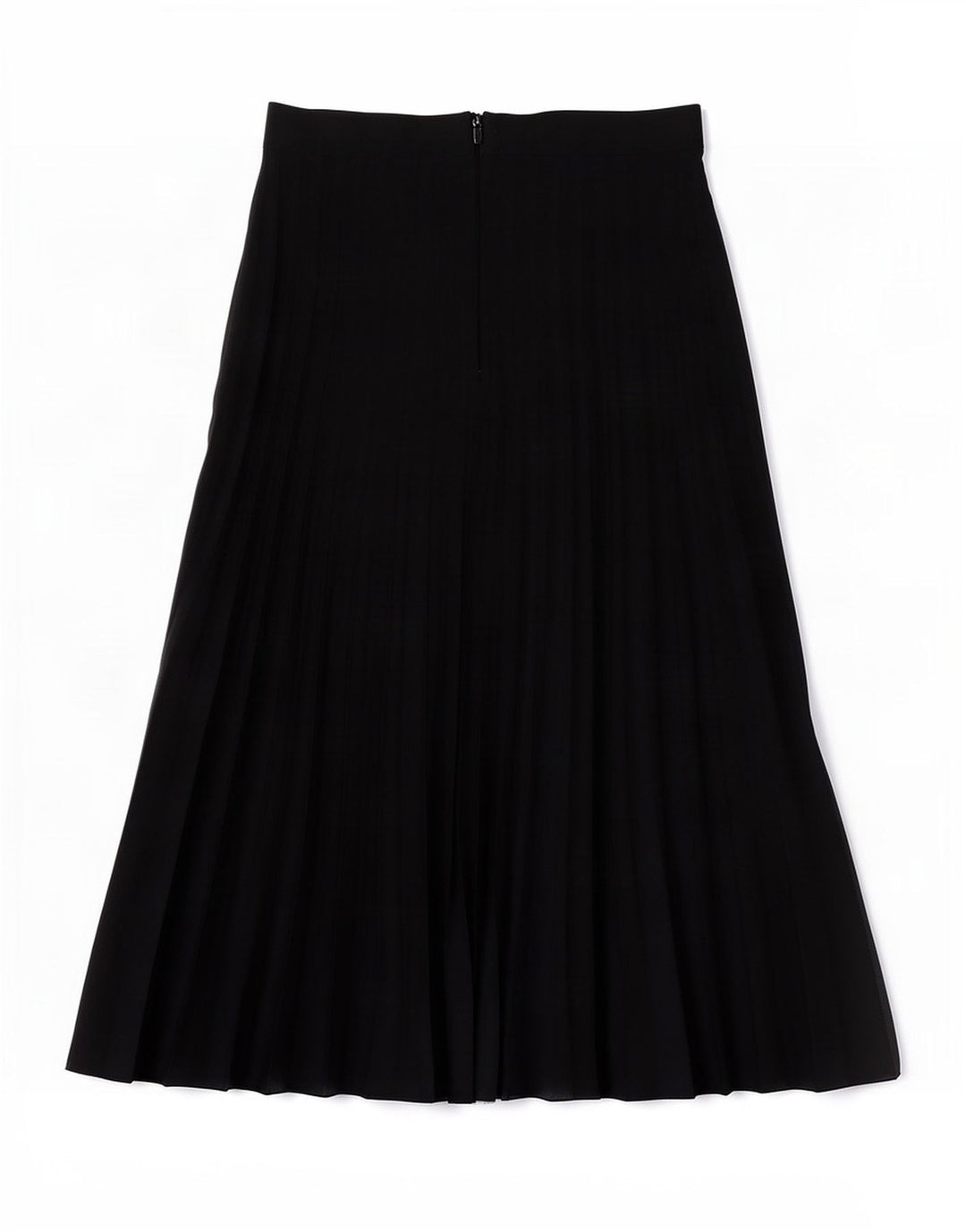 Zara Kvinder plisseret A-line nederdel Small W26 Sort
