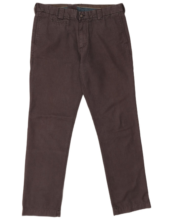 Ellesse Herre Lige Chino Bukser IT 54 2XL W36 L33 Sort Bomuld