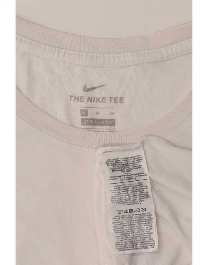 Nike herre T-shirt top XL hvid bomuld