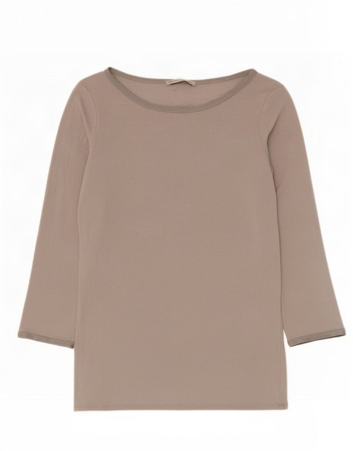 Zara Dame Top 3/4 ærme UK 12 Medium Grå