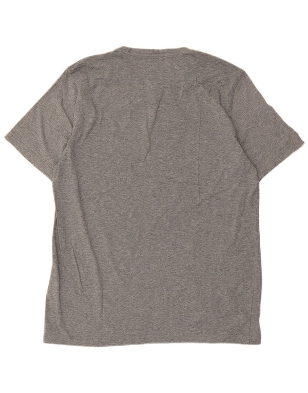 Puma Herre Grafisk T-Shirt Top XL Grå Bomuld