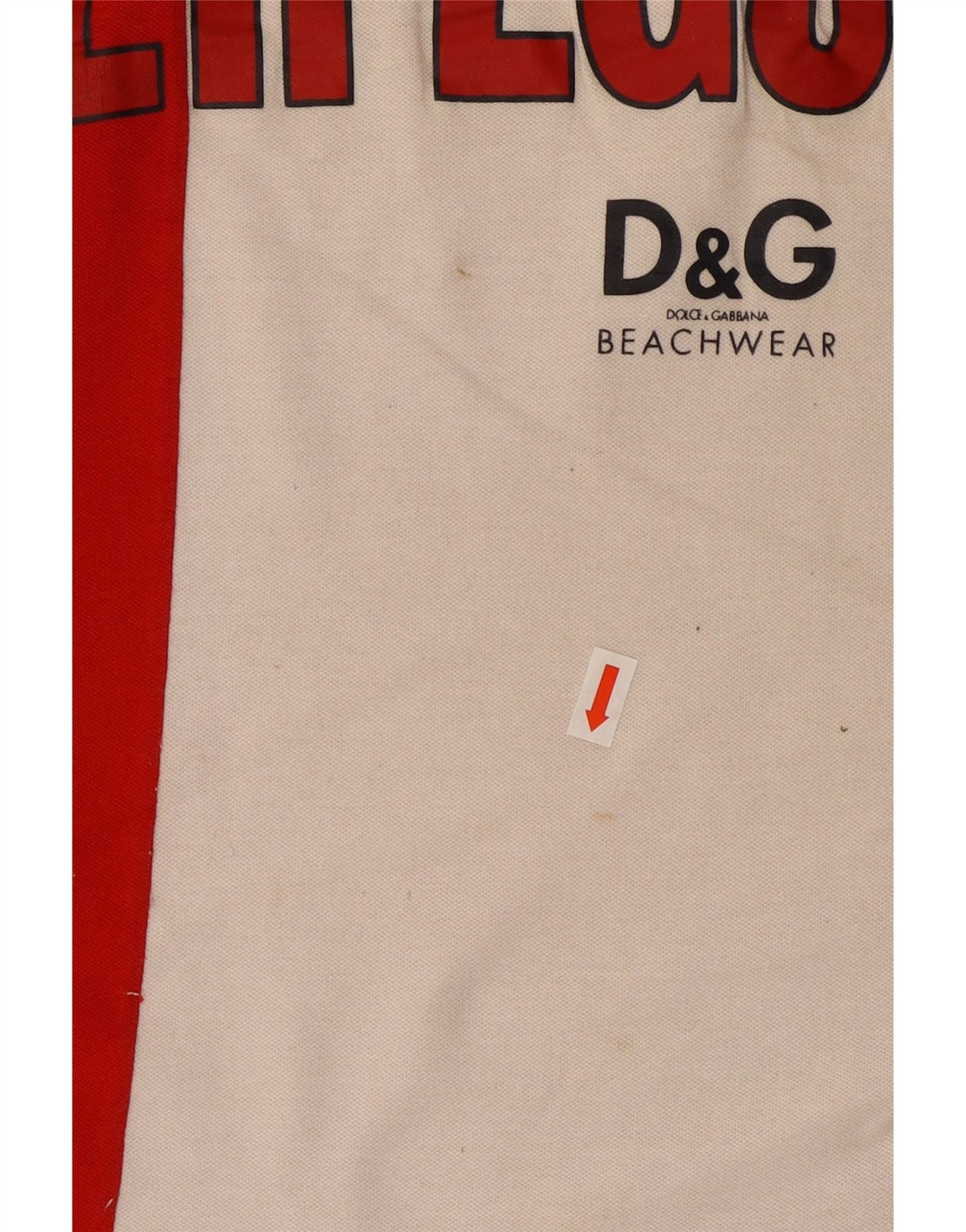Dolce & Gabbana Herre grafisk vest Top Medium Rød Colourblock Cotton Beach