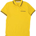 Calvin Klein Jeans Poloshirt til mænd Medium gul stribet bomuld