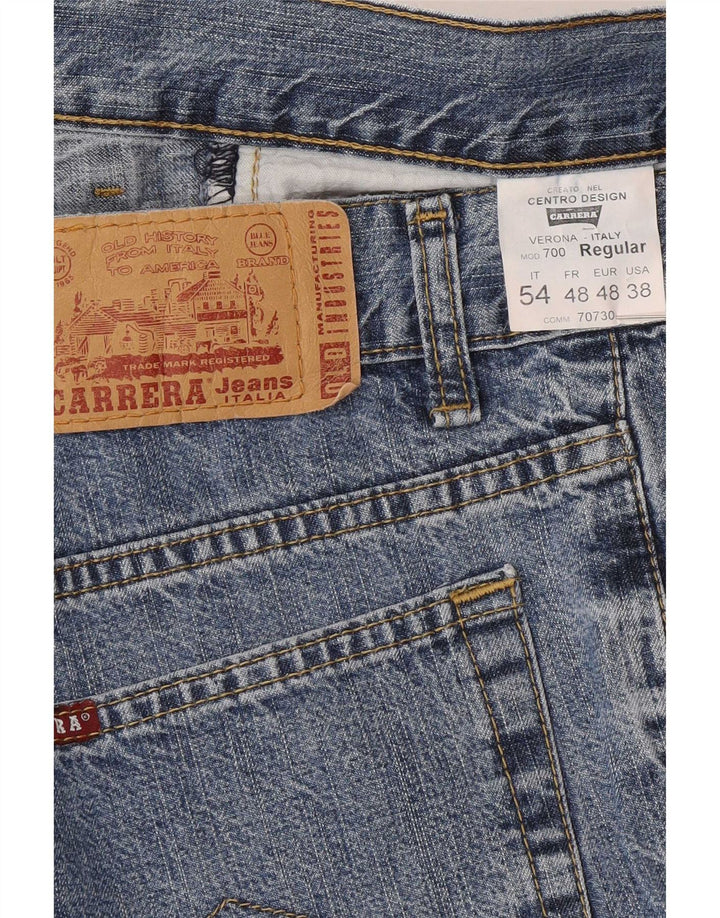 Carrera Herre 700 Regular Straight Jeans W38 L28 Blå Bomuld